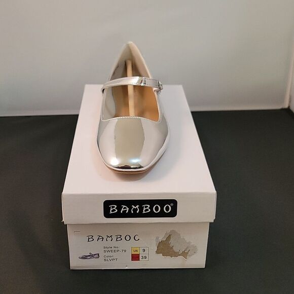 BRAND NEW BAMBOO MARY JANE STYLE CLASSIC BUCKLED STRAP ROUND-TOE FLAT SH… - Picture 14 of 16